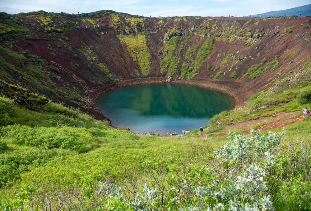 Le cratère de Kerid en Islande