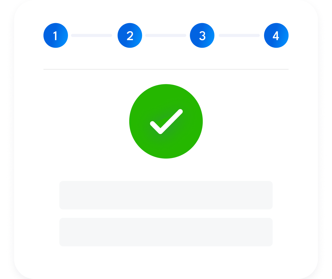 Dernière étape de la réservation terminée avec une coche verte confirmant la location de voiture pour voyager en Islande.